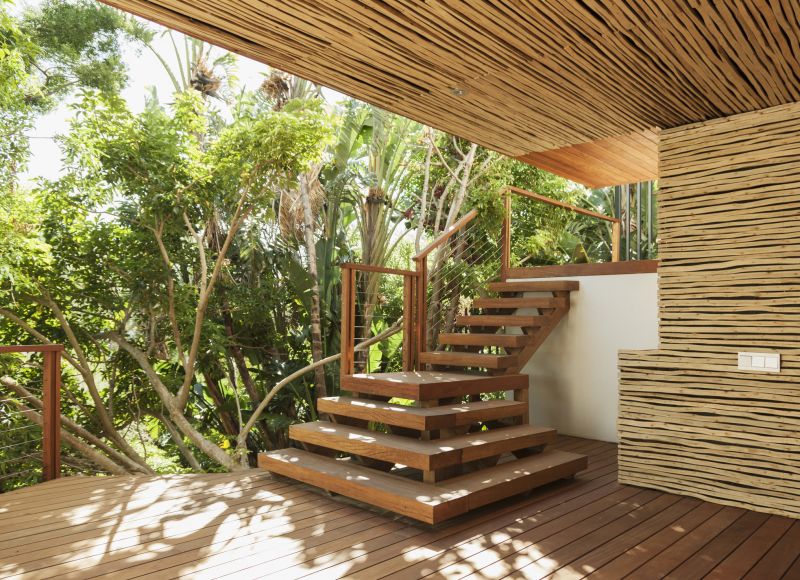 Exterior Wood Stairs